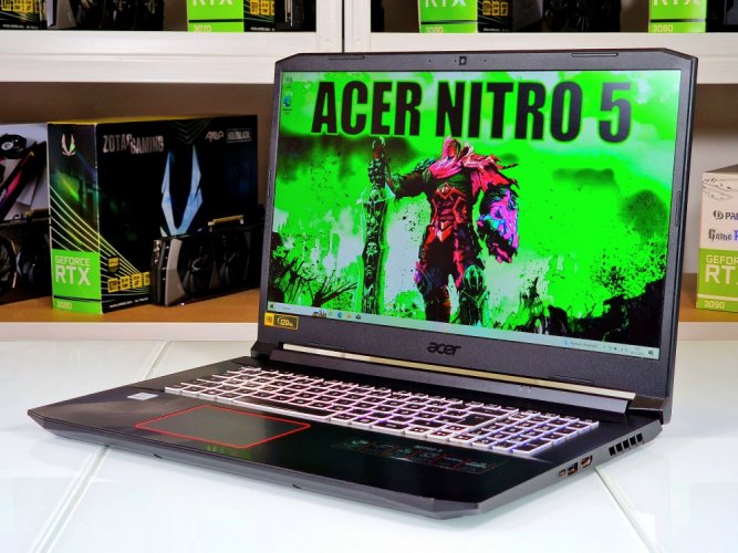 Herní notebook Acer Nitro 5 - ZÁRUKA 12M | 17,3" 120Hz | Intel Core i5-10300H | RTX 3060 6GB | 32GB | 512 GB SSD