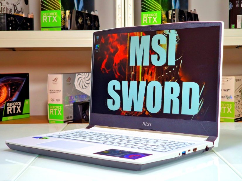 Gaming-Laptop MSI SWORD 15 Gebraucht - GARANTIE 24M | 15,6" 144Hz | Intel Core i5-12450H| RTX 4050 6GB | 16GB DDR5 | 512 SSD | WIN11