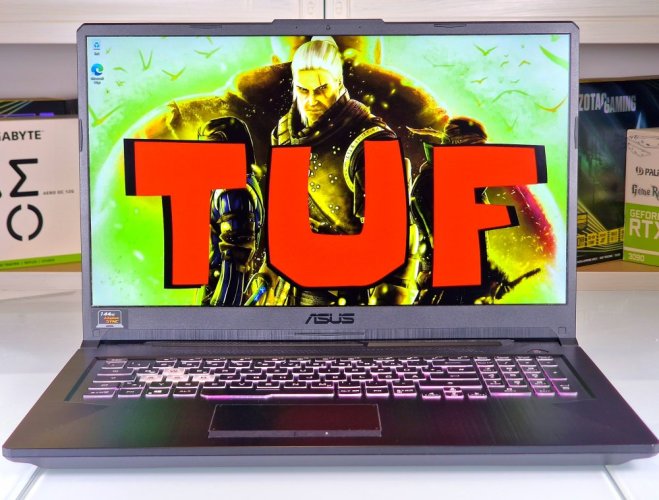 Herní notebook ASUS TuF Gaming A17 - ZÁRUKA 12M  | 17,3" 144Hz | AMD Ryzen 7 4800H | GTX 1660Ti 6GB | 16GB  | 512 SSD | WIN11