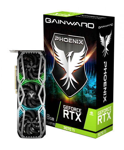Použitá grafická karta GAINWARD RTX 3070 Ti Phoenix 8 GB - ZÁRUKA 12M