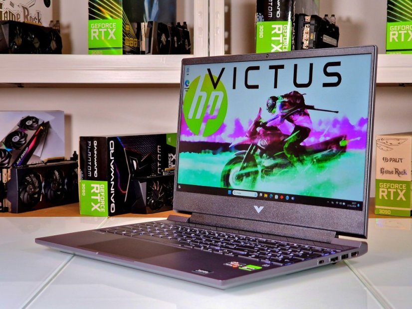 Laptop do gier HP Victus 15 - Gwarancja do 1/2026 | 15,6" 144 Hz | AMD Ryzen 5 7535HS | 16 GB DDR5 | RTX 2050 | 512 SSD | WIN11