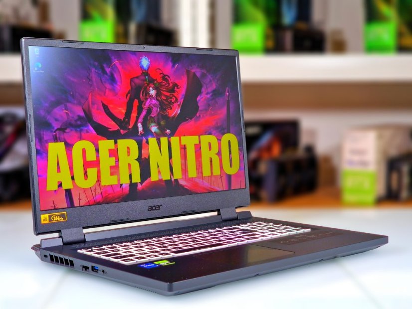 Herní notebook Acer Nitro 5 • ZÁRUKA 12M • 17,3 FHD 144Hz • i5-12450H • RTX 4050 6GB • 16 GB DDR5 • 512 SSD • WIN11