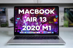 Apple MacBook Air 13 2020 M1 • ZÁRUKA 12M • 13 RETINA • M1 8-CORE CPU • 7-CORE GPU • 8GB • 256 SSD • MACOS