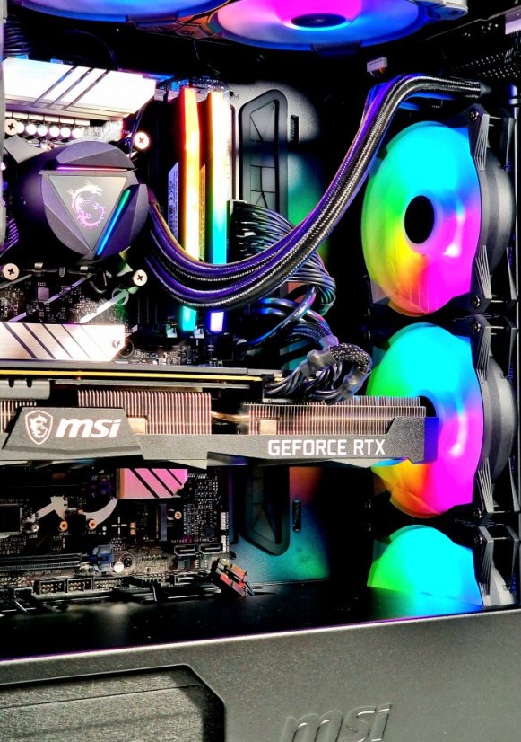 Herní PC compraider - ZÁRUKA 24M | Intel Core i7-13700F+vodní chlazení AIO RGB MSI 360 | RTX 3070 8GB | 32 GB DDR5 | 1000 SSD