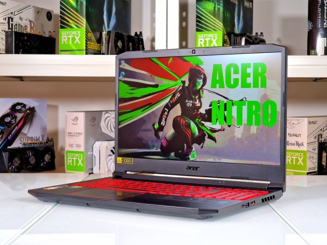 Laptop do gier Acer Nitro 5 - GWARANCJA 12M | 15,6" FullHD | AMD Ryzen 5 4600H | GTX 1650 | 16GB | 512 GB SSD | WIN11