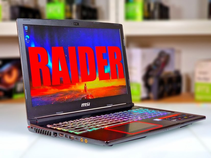 Gaming Laptop MSI Raider GE63VR • GARANTIE 12M • 15,6 120Hz • Intel Core i7-9750H • RTX 2060 6GB • 16 GB • 512 SSD • WIN11