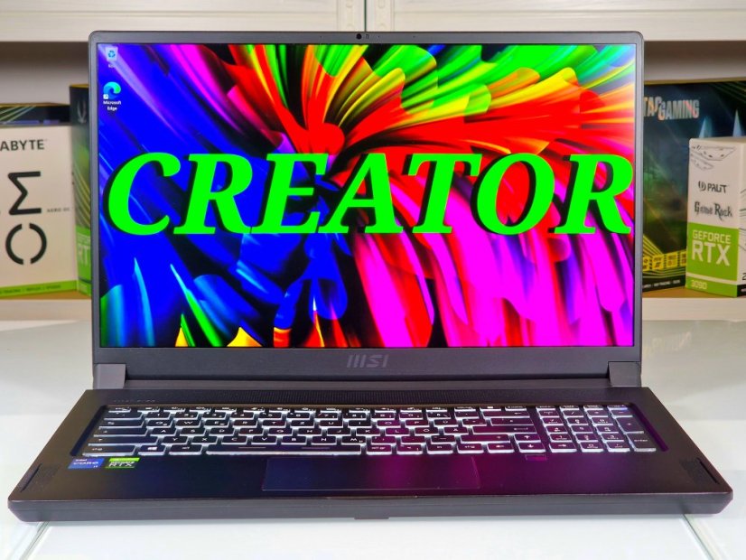 Herní notebook MSI Creator 17 • ZÁRUKA 24M • 17,3 4K UHD 120Hz • Intel Core i7-11800H • RTX 3070 8GB • 32 GB • 1000 SSD • WIN11