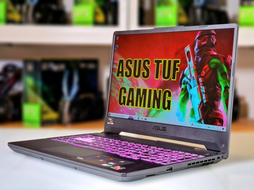 Gaming Laptop ASUS TuF Gaming A15 • GARANTIE 12M • 15,6 144Hz • AMD Ryzen 7 4800H • RTX 2060 • 16GB • 512 SSD • WIN11