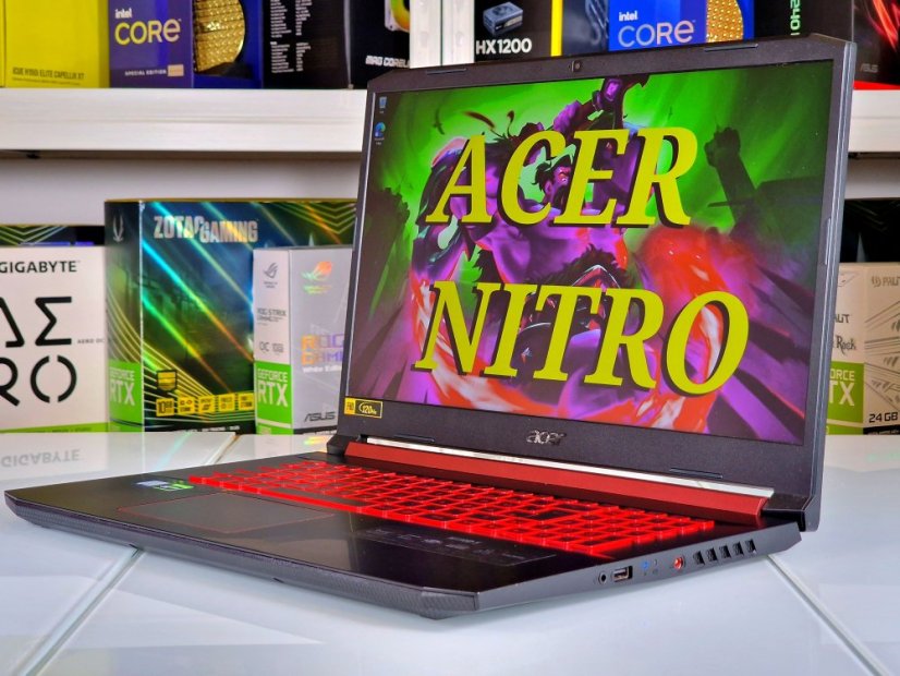 Herní notebook Acer Nitro 5 - ZÁRUKA 12M  | 17,3" 120Hz | i7-9750H | GTX 1660Ti 6GB | 16GB | 512 SSD | WIN11