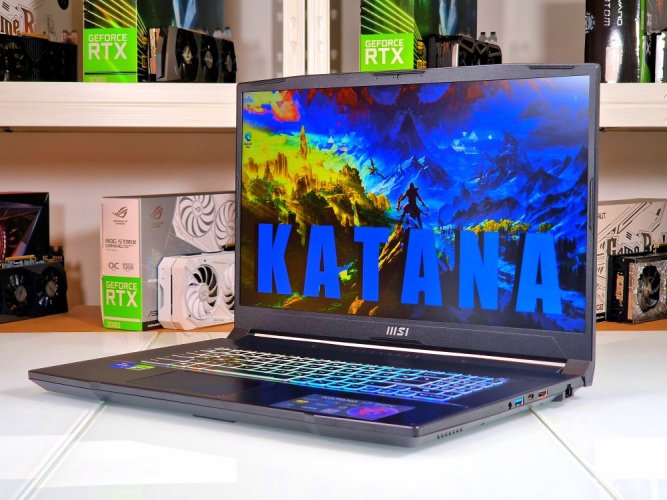 Gaming Laptop MSI KATANA 17 B12VFK - GARANTIE 24M | 17,3" 144 Hz | Intel Core i7-12650H | RTX 4060 8GB | 16GB DDR5 | 1000 SSD | WIN11