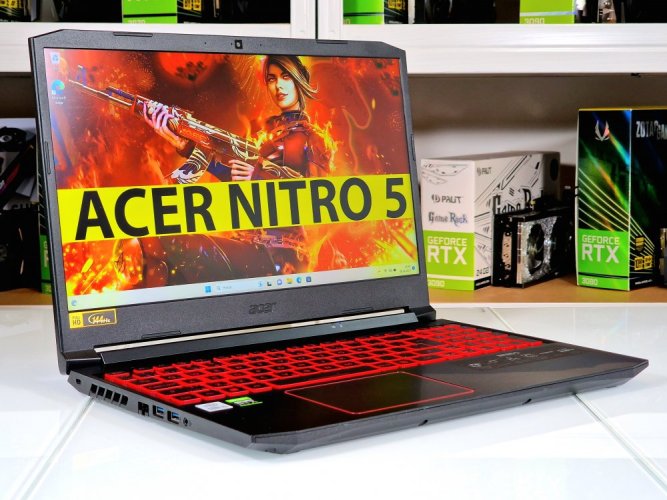 Herní notebook Acer Nitro 5 - ZÁRUKA 12M | 15,6" 144Hz | Intel Core i5-10300H | RTX 3050 | 16GB | 512 GB SSD