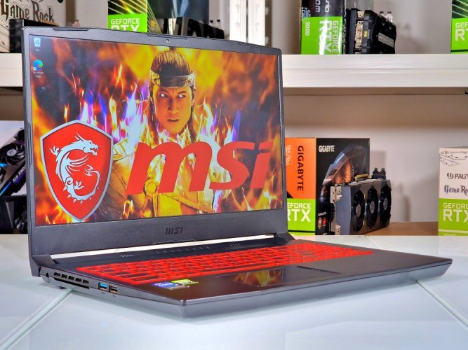 Tani Laptop gamingowy MSI Katana GF65 - GWARANCJA 12M | 15,6" 144 Hz | Intel Core i7-12700H | 16 GB | RTX 3070 8 GB | Dysk SSD 1000 GB | WIN11