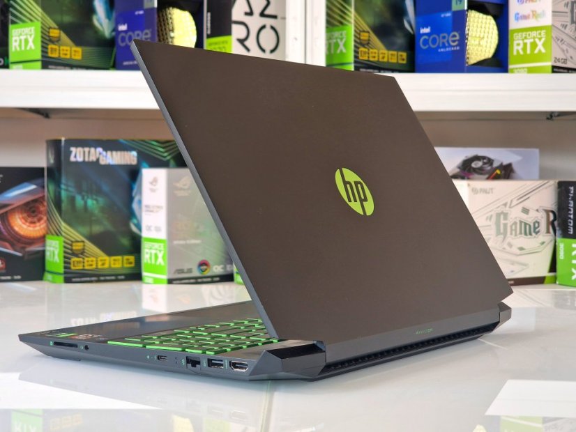 Gaming Laptop HP Pavilion Gaming 15 Gebraucht - GARANTIE 12M | 15,6" 144Hz | AMD Ryzen 4800H | GTX 1660Ti 6GB | 16 GB | 512 SSD  | WIN11