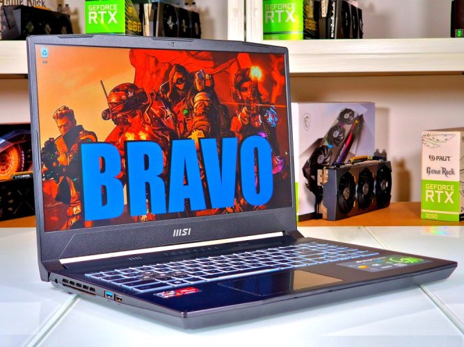 Herní notebook MSI BRAVO 15 - ZÁRUKA 24M | 15,6" 144 Hz | AMD Ryzen 7 7735HS | RX 6550M | 16GB DDR5 | 1000 SSD | WIN11