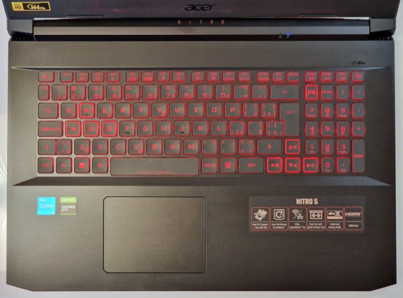 Herní notebook Acer Nitro 5 - ZÁRUKA 15M | 17,3" 144Hz | Intel Core i5-11400H | GTX 1650 | 16 GB | 512 GB SSD