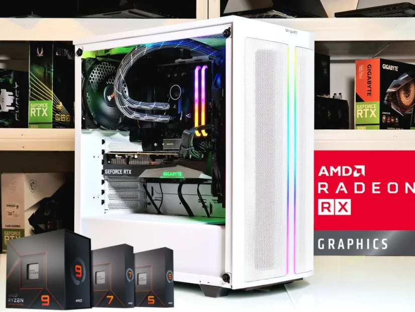 Gaming PC mit AMD Radeon RX 7XXX Grafikkarte
