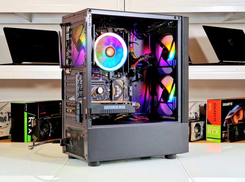 Gaming PC compraider gebraucht - GARANTIE 12M | Intel Core i5-9400F | RTX 2070 8GB | 16 GB | 240 SSD + 500 GB HDD