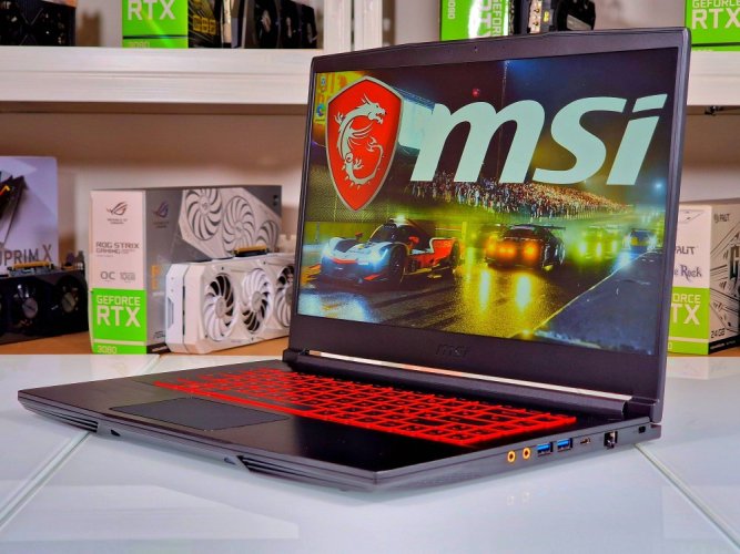 Laptop do gier MSI GF65 Thin – GWARANCJA 12M | 15,6" 144Hz | Intel Core i7-10750H | RTX 3060 6GB | 16GB | 512 SSD | WIN11