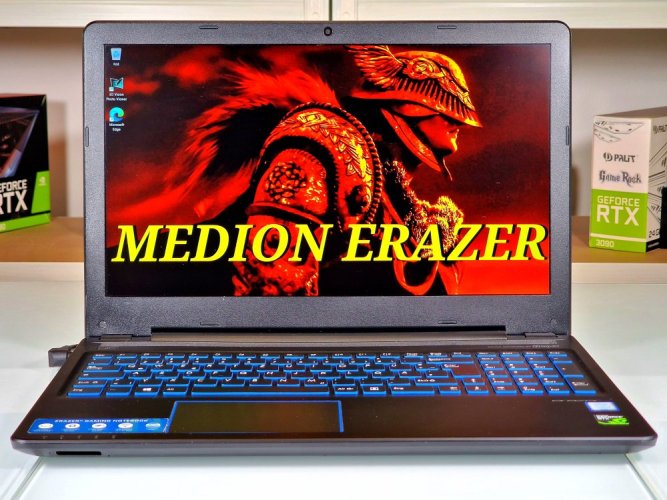 Herný notebook MEDION ERAZER P6679 - ZÁRUKA 12 | 15,6" Full HD | Intel Core i5-7200U | 16GB | GTX 950 4GB | 128 SSD + 1 TB HDD | WIN11