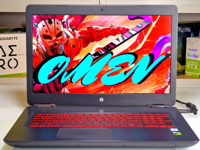 Gaming Laptop HP Omen 17 - GARANTIE 12M | 17,3" FullHD | Intel Core i7-6700HQ  | GTX 1060 6GB | 16GB | 128 SSD + 1TB HDD | WIN11