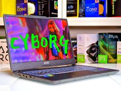 Gaming Laptop MSI Cyborg A12VF • GARANTIE 24M • 15,6 144 Hz • Intel Core i5-12450H Alder Lake • RTX 4060 8GB • 16GB DDR5 • 512 SSD • WIN11