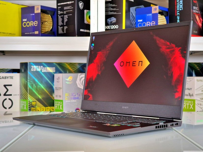 Herní notebook HP Omen 15 • ZÁRUKA 12M • 15,6 144Hz • AMD Ryzen 7 5800H • RTX 3060 6GB • 16GB • 512 SSD • WIN11