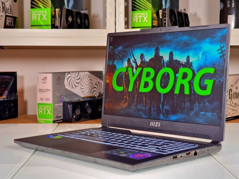 Gaming Laptop MSI Cyborg A12VF Gebraucht - GARANTIE 24M | 15,6" 144 Hz | Intel Core i5-12450H | RTX 4060 8GB | 16GB DDR5 | 512 SSD | WIN11