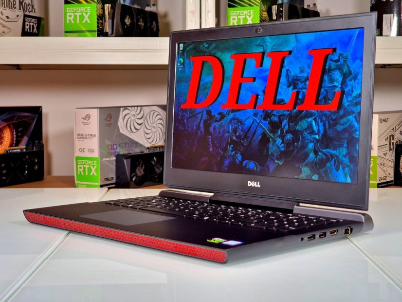 Gaming Laptop DELL Gaming Inspiron 15 Gebraucht - GARANTIE 12M | 15,6" FullHD | Intel Core i7-7700HQ | GTX 1050Ti | 16GB | 256 SSD + 1 TB | WIN11