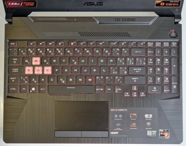 Herní notebook ASUS TuF Gaming A15 -ZÁRUKA 12M | 15,6" 144Hz | AMD RYZEN 7 5800H | RTX 3060 6GB | 20 GB | 512 SSD