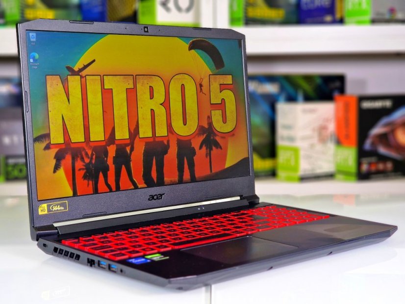 Gaming Laptop Acer Nitro 5 • GARANTIE 12M • 15,6 144Hz • Intel Core i5-11400H • GTX 1650 • 16 GB • 256 SSD • WIN11