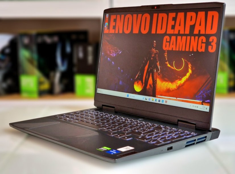 Gaming Laptop Lenovo IdeaPad Gaming 3 • GARANTIE 12M • 15,6 120Hz • AMD Ryzen 6600H • RTX 3050 • 16GB DDR5  • 512 SSD • WIN11