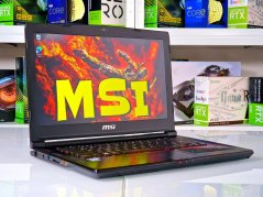 Herný notebook MSI GS63 Stealth • ZÁRUKA 12M • 14 FHD • Intel Core i7-7700HQ • 16GB • GTX 1060 6GB • 256 SSD • WIN10
