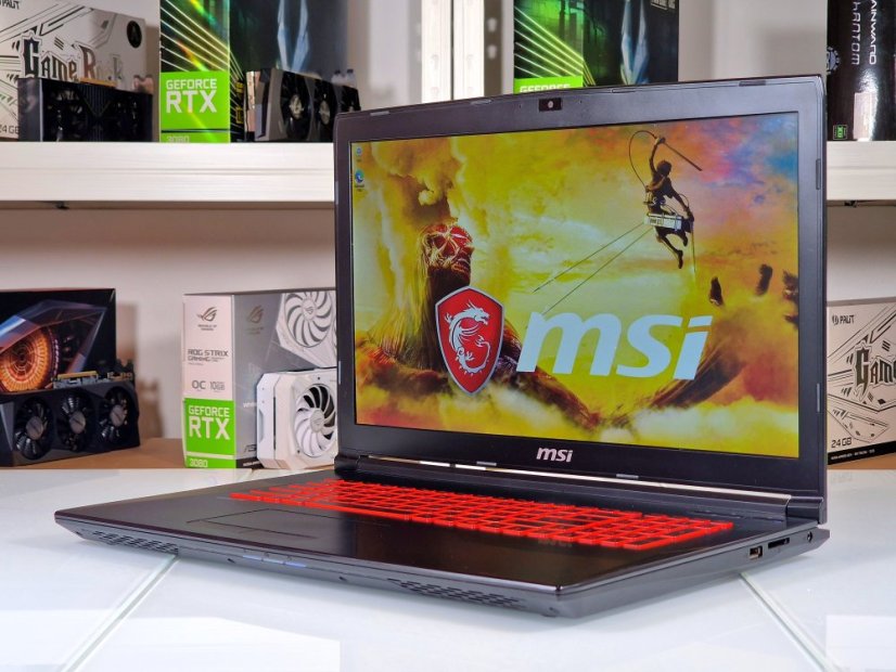 Gaming Laptop MSI GL72 Refurbished - GARANTIE 12M | 17,3" FullHD | Intel Core i7-7700HQ | GTX 1050 Ti | 16 GB | 512 SSD + 1TB HDD | WIN11