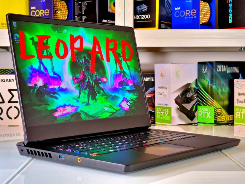 Gaming Laptop MSI GP66 Leopard • GARANTIE 12M • 15,6 144Hz • Intel Core i7-10750H • RTX 3070 8GB 140W • 16 GB • 512 SSD • WIN11