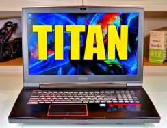 Laptop do gier MSI TITAN GT75 - GWARANCJA 12M | 17,3" FullHD 120 Hz | Intel Core i7-7700HQ | GTX 1080 8 GB | 16 GB | 512 SSD | WIN11