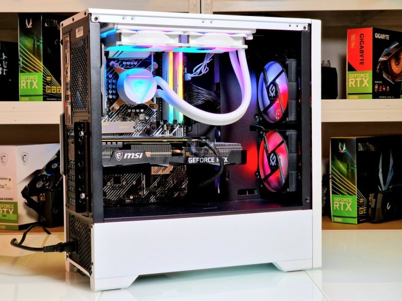 Herné PC compraider - ZÁRUKA 24M | Intel Core i7-10700 + vodní chlazení ASUS ROG STRIX | RTX 3070 8GB  | 32 GB | 1 TB SSD