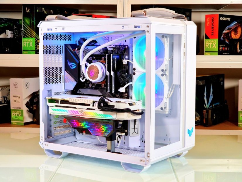 Gaming PC compraider gebraucht - GARANTIE 12M | AMD Ryzen 9 + ASUS ROG STRIX | RTX 3070 8GB ASUS ROG STRIX WHITE | 32GB | 2TB SSD