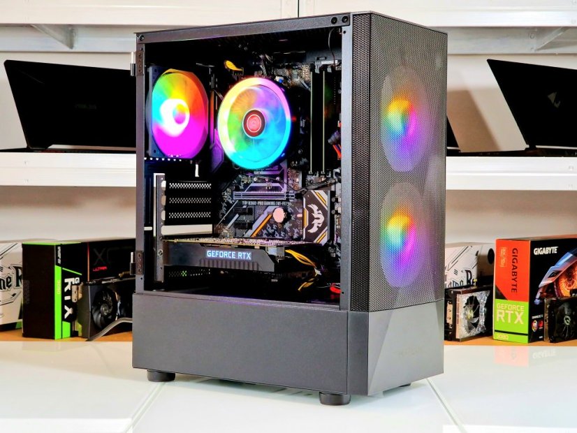 Gaming PC compraider gebraucht - GARANTIE 12M | Intel Core i5-9400F | RTX 2070 8GB | 16 GB | 240 SSD + 500 GB HDD