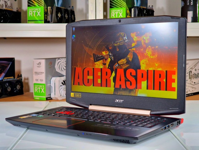 Gaming Laptop Acer Aspire VX Gebraucht - GARANTIE 12M | 15,6" Full HD | Intel Core i7-7700HQ | GTX 1050 Ti | 16 GB | 512 SSD+1 TB HDD | WIN11