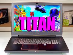 Herní notebook MSI TITAN GT75 EVR • ZÁRUKA 12M • 17,3 FHD 120Hz • Intel Core i7-7700HQ • GTX 1070 8GB • 16 GB • 256 SSD + 1 TB HDD • WIN11