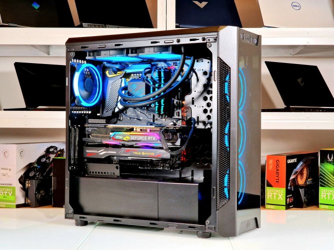 Herní PC sestava compraider - ZÁRUKA 12M | Intel Core i7-9700K+vodní AIO ARGB chlazení SilentiumPC | RTX 2080 8GB | 16 GB | 512 SSD+1TB SSD