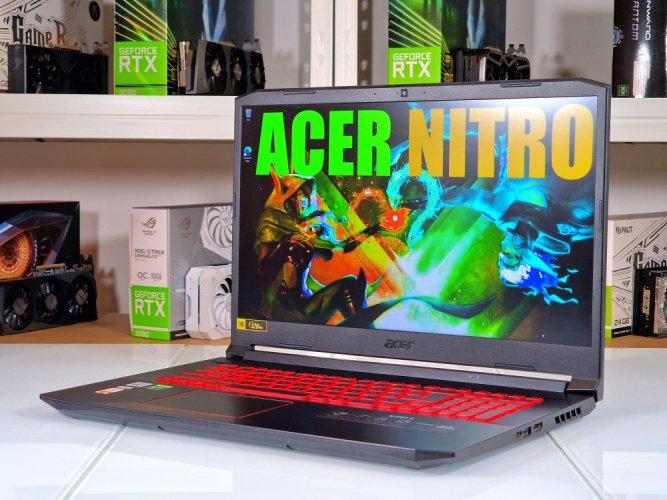 Laptop gamingowy Acer Nitro 5 - ZÁRUKA 12M | 17,3" 120Hz | Intel Core i5-10300H | GTX 1650 Ti | 16 GB | 1000 SSD | WIN11