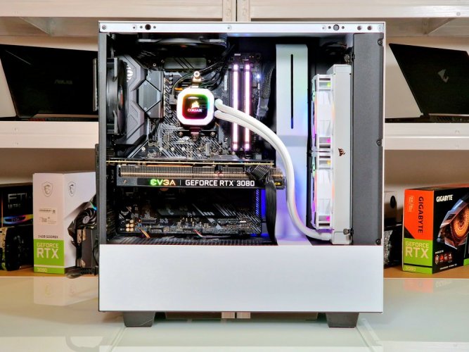 Herné PC compraider - ZÁRUKA 24M | AMD Ryzen 7 + vodné chladenie Corsair | RTX 3080 10GB | 32GB | 1 TB SSD
