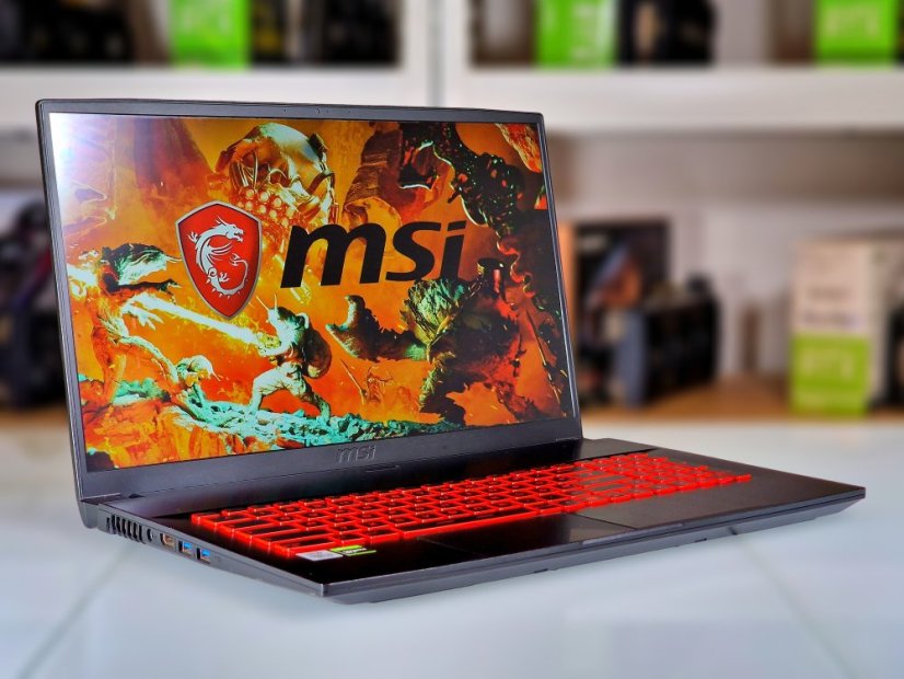Gaming Laptop MSI GF75 Thin • GARANTIE 12M • 17,3 144Hz • Intel Core i5-10300H • GTX 1650 Ti 4GB • 16GB •  256 SSD + 1TB HDD • WIN11