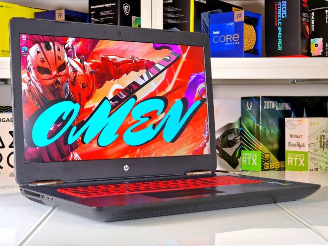 Gaming Laptop HP Omen 17 - GARANTIE 12M | 17,3" FullHD | Intel Core i7-6700HQ  | GTX 1060 6GB | 16GB | 128 SSD + 1TB HDD | WIN11