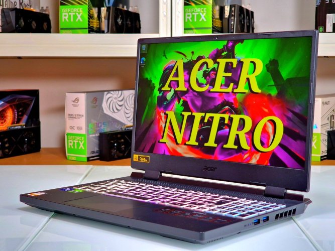 Laptop gamingowy Acer Nitro 5 - GWARANCJA 12M | 17,3" FHD 144Hz | Intel Core i9-12900H | RTX 4060 8GB | 16 GB DDR5 | 1000 SSD | WIN11