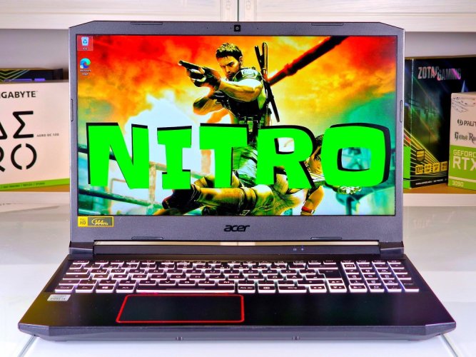 Gaming-Laptop Acer Nitro 5 - GARANTIE 12M | 15,6" 144Hz | Intel Core i5-10300H | RTX 3060 6GB | 16GB | 512 SSD | WIN11