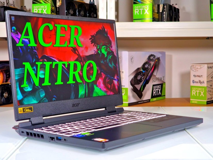 PC Portable Gamer Acer Nitro 5 • GARANTIE 12M • 15,6 FHD 144Hz • i7-12650H • RTX 4060 8Go • 16 Go DDR5 • 512 SSD • WIN11