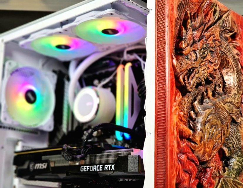 GAMING PC SET ART DRAGON POWER  - GARANTIE 24M | AMD Ryzen 9 3900X+AIO RGB MSI 360 | RTX 3070 8 GB | 32 GB | 2000 SSD | WIN11