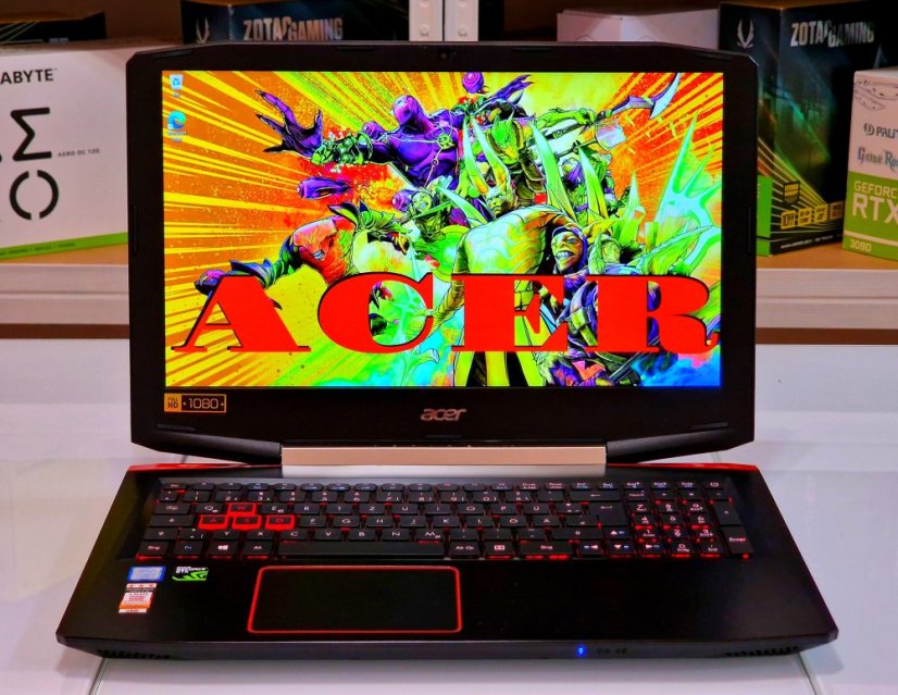 Gaming Laptop Acer Aspire VX Refurbished - GARANTIE 12M | 15,6" Full HD | Intel Core i5-7300HQ | GTX 1050 Ti 4GB | 16 GB | 256 SSD+1 TB HDD | WIN11